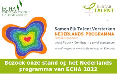 Bezoek Bureau Talent op de ECHA Conferentie 2022